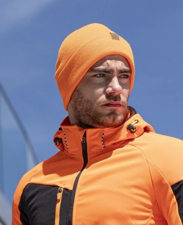 Zimná čiapka pletená ARDON®BARRDY hi-vis oranžová