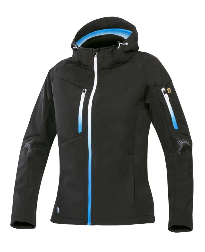 Damska kurtka softshell ARDON®CREATRON® Czarno-niebieska