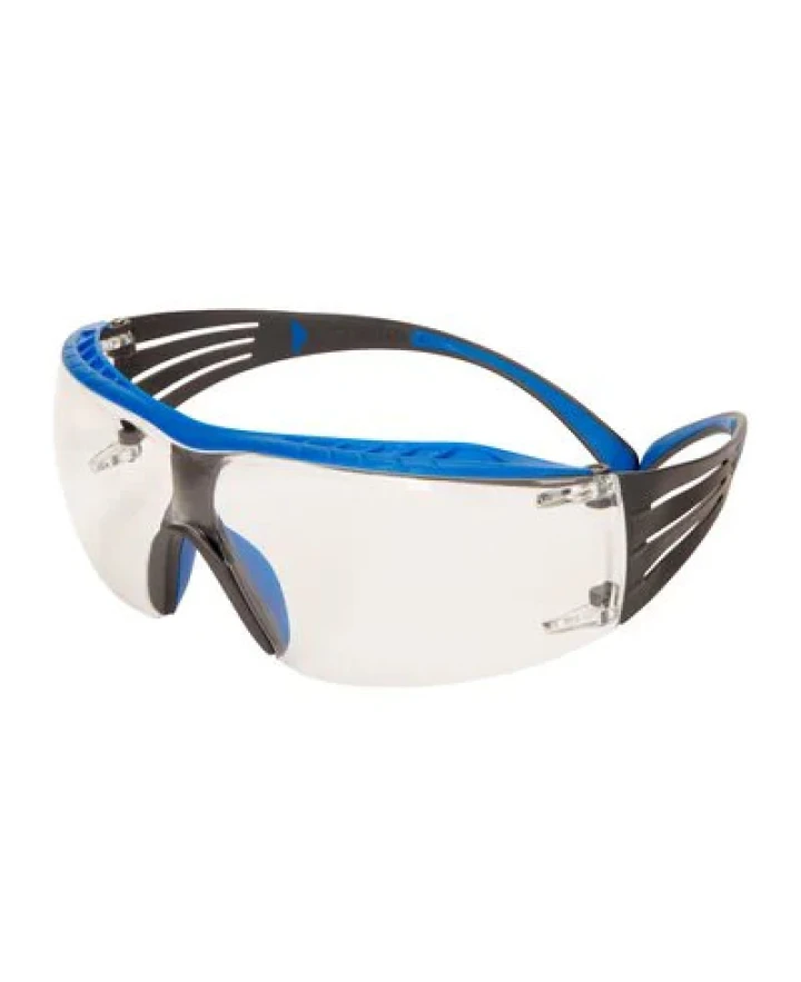 SF401XSGAF-BLU-EU, SecureFit ™ 400X goggles, niebieski / szary, Scotchgard ™ (K&N), clear lens