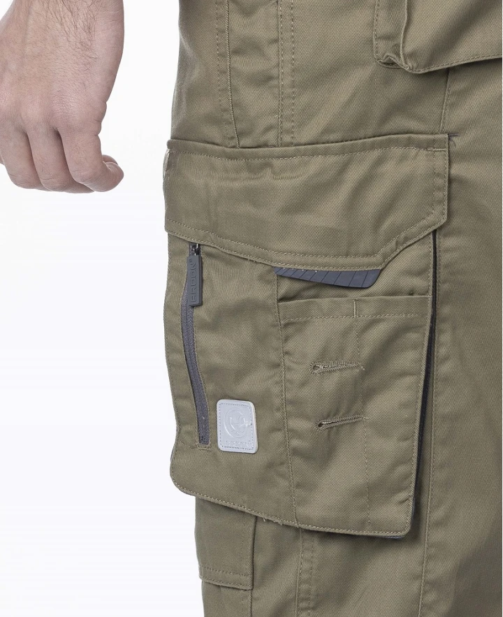 Nohavice do pása ARDON®SUMMER khaki skrátené