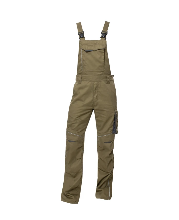 Spodnie ogrodniczki ARDON®SUMMER khaki, skrócone