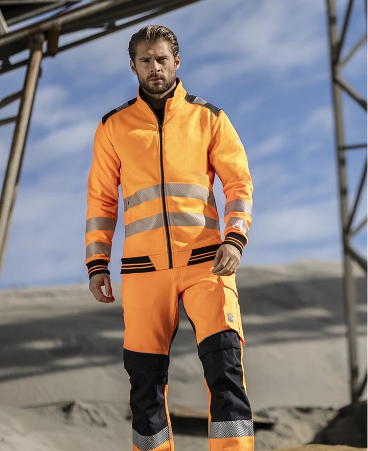 Bluza polarowa ARDON®SIGNAL HiViz pomarańczowy-czarna