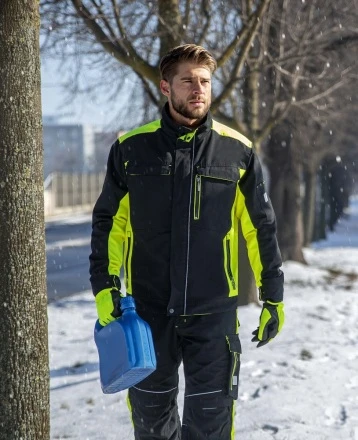 Blúza ARDON®NEON WINTER čierno-žltá