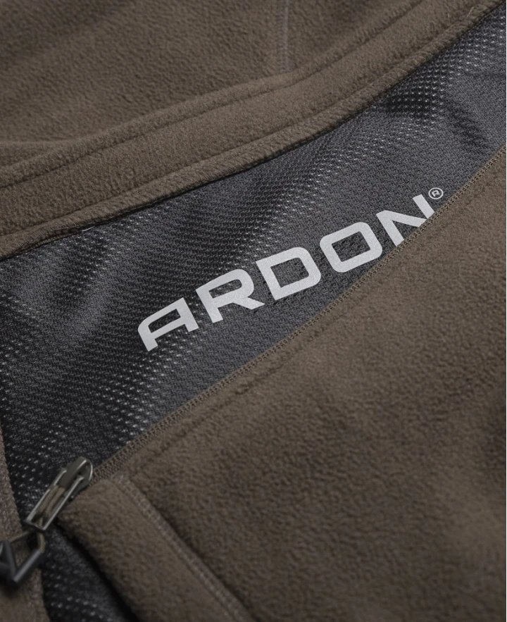 Mikina ARDON®SoftFLEECE COMBO hnedá