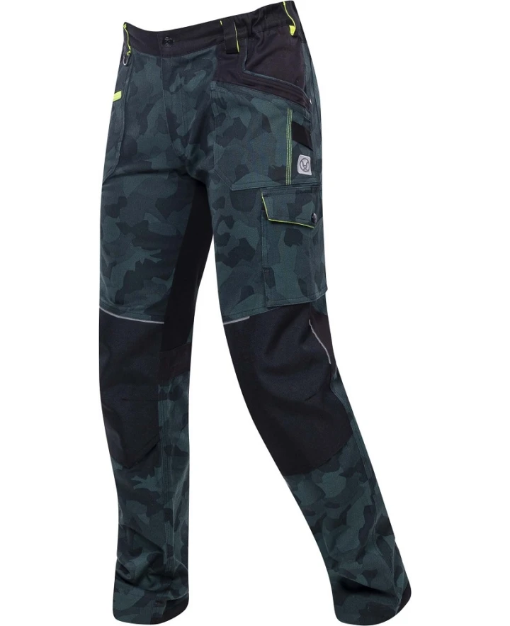 Spodnie do pasa ARDON®CREATRON® camo zielone