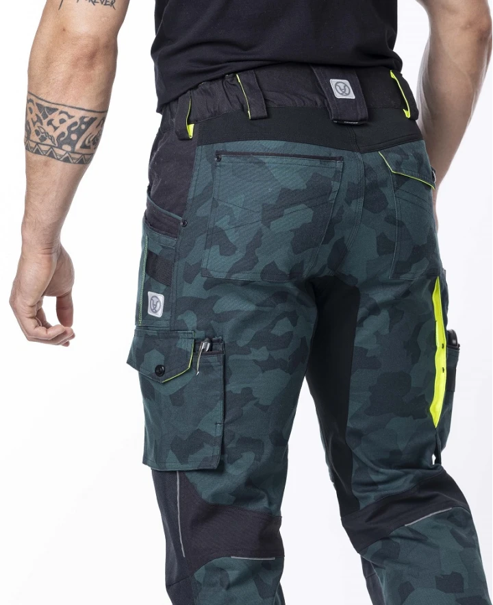 Spodnie do pasa ARDON®CREATRON® camo zielone