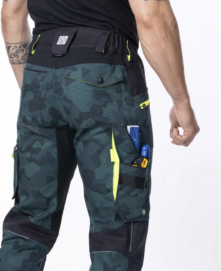 Spodnie do pasa ARDON®CREATRON® camo zielone