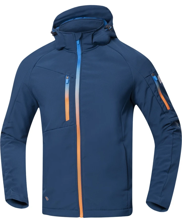 Kurtka softshell ARDON®CREATRON® niebieska-neon