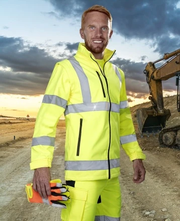 Kurtka softshellowa ARDON®REF501 HiViz żółty