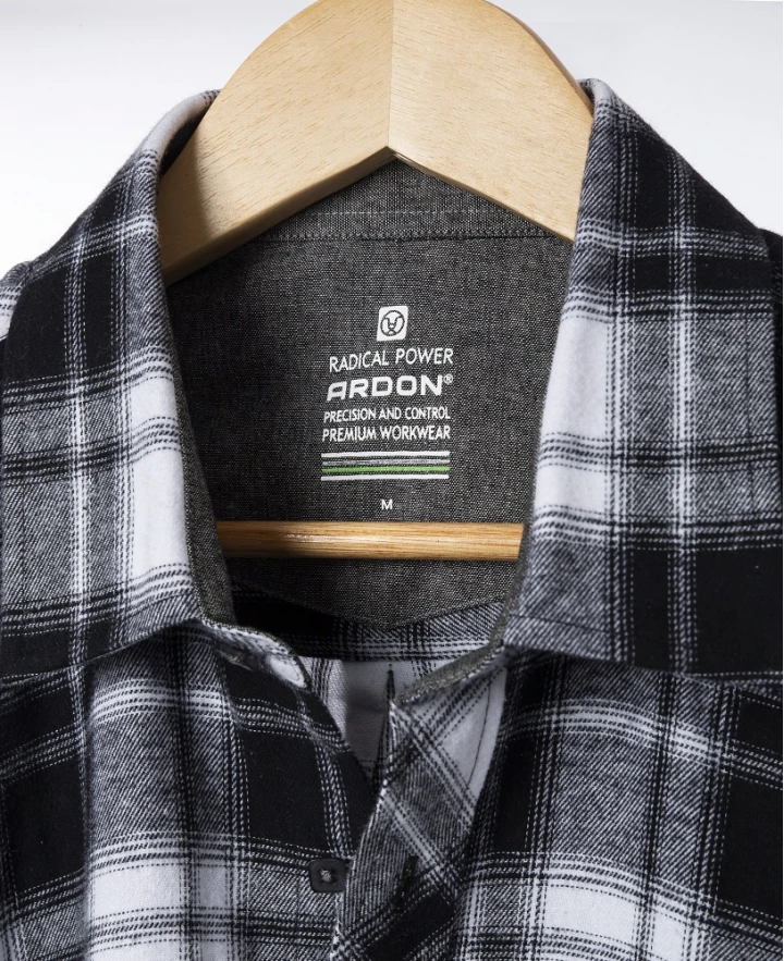 Koszula ARDON®OPTIFLANNELS czarna