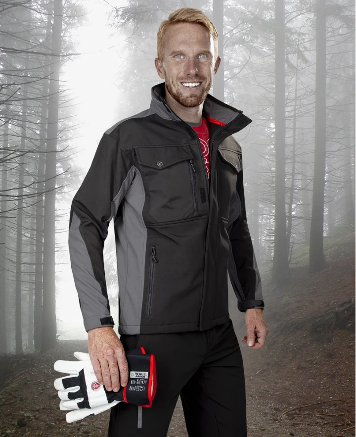 Kurtka softshell ARDON®DALE czarno-szara