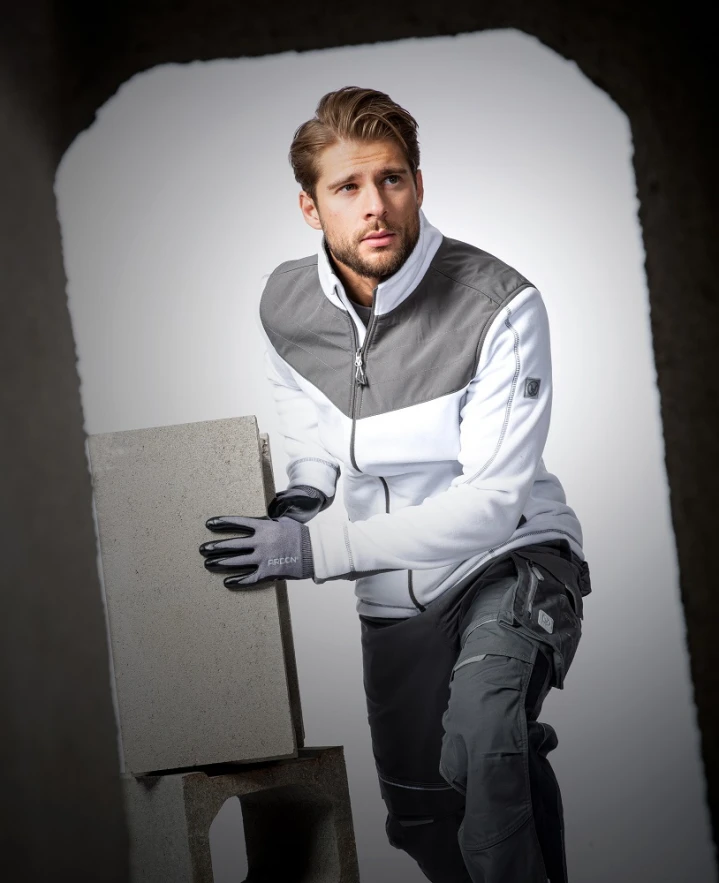 Mikina ARDON®SOFTFLEECE®COMBO bílá