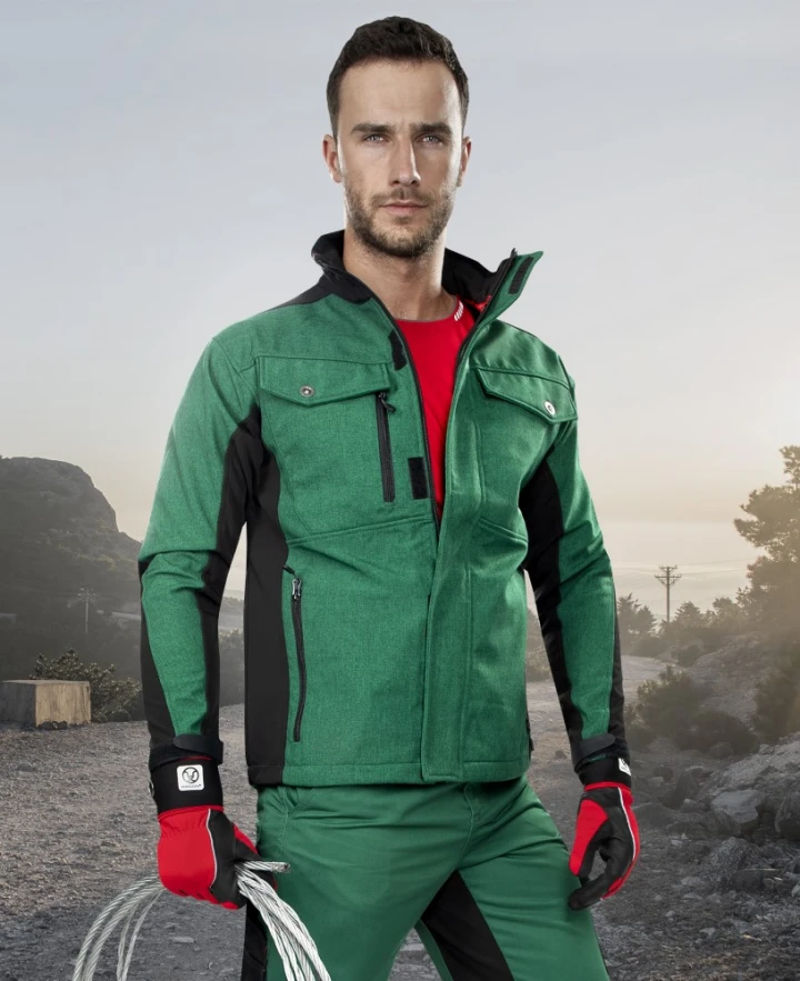 Kurtka softshell ARDON®PRE100 zielono-czarna