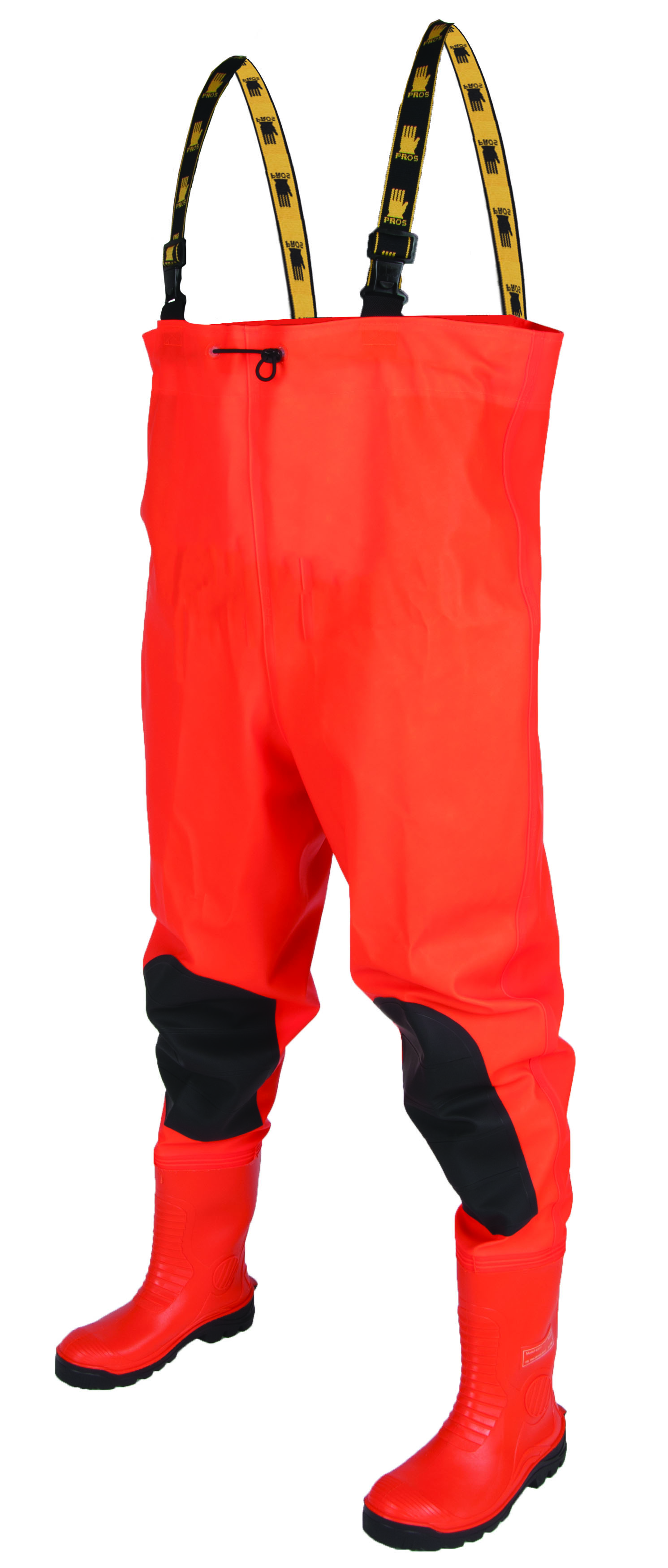 Bezpečnostní holínka ARDON®CHEST WADERS Max S5 - fluo oranžová  (na objednávku)